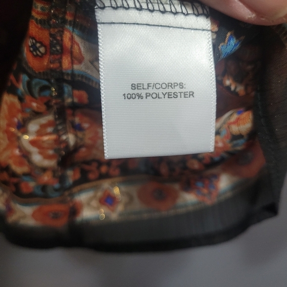 Rose & Olive Boho Chic Long Sleeve Tunic S - Picture 7 of 8